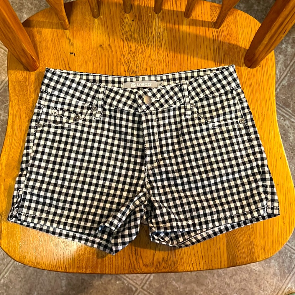 Girls Gingham Shorts